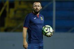 Alfredo Mejía listo para enfrentar al Platense este sábado en el estadio Morazán.