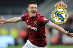 Declan Rice podría dejar el West Hasm y fichar por el Real Madrid en la próxima temporada.