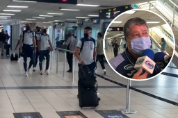 Bolillo Gómez a su llegada a Panamá: “Estoy pensando en el 2026, pero medito en estos tres últimos partidos”