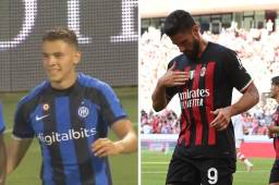 Un doblete de Giroud da triunfo al Milan; Inter salva un empate contra Mónaco en partido amistoso de Pretemporada