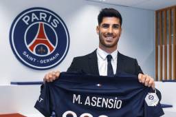 El volante español Marco Asensio, ex del Real Madrid, ficha por el PSG.