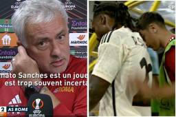 Mourinho se fue encontra de Renato Sanches por salir otra vez lesionado.