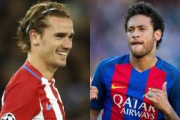 Griezmann se animó a subir una foto celebrando junto a Neymar.