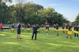 Real España inició este miércoles con los trabajos de pretemporada de cara al torneo Apertura que se iniciará a mediados o finales de septiembre. Foto cortesía