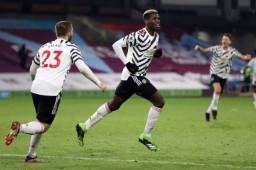 Con solitario gol de Pogba, el Manchester United venció al Burnley en la Premier League, donde ya es líder.