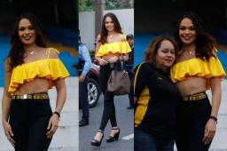 Sirey Morán siempre llega acompaña de su mamá a los estadios.