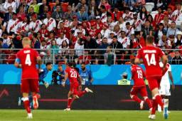 Yussuf Poulsen ha amargado a los peruanos en el Mundial.