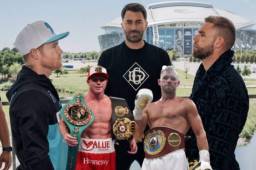 Saul 'Canelo' Álvarez enfrenterá este sábado a Billy Joe Saunders por los títulos unificados del peso supermediano.