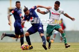 El Motagua sufrió en el Juan Ramón Brevé, pero consiguió arrancarle un empate al Juticalpa en un partidazo. Fotos Juan Salgado