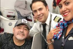 El entrenador argentino, Diego Maradona, llegó a México para dirigir a los Dorados de Sinaloa. Foto cortesía