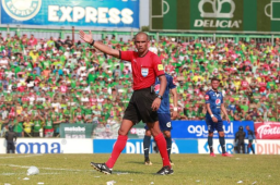 El árbitro Óscar Moncada será el que imparta justia en el duelo del Marathón ante el Motagua.