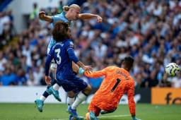 Haaland ha comenzado como ya es una costumbre: Goleando en el Manchester City.
