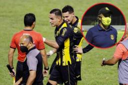 El DTdel Real España 'Potro' Gutiérrez lamentó el trabajo arbitral, pues considera que hubo un gol a favor de su equipo que no le validaron. Fotos Neptalí Romero