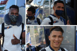 Motagua se trasladó este día a Puerto Cortés para encarar el primer partido por el repechaje del torneo Apertura 2020. Diego Vázquez convocó a sus mejores guerreros.
