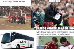 En las redes sociales no paran los memes por la táctica que utilizó Irán ante la selección de España. 1-0 ganó el equipo de Fernando Hierro.