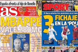 Te presentamos las principales portadas de los medios deportivos del mundo, que destacan los posibles fichajes, la lesión de Cristiano Ronaldo y los partidos rumbo a la Eurocopa.