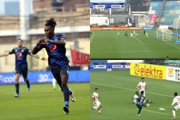 Rubilio Castillo castiga a Olimpia en el Clásico gracias a una enorme jugada de Ricky Zapata para Motagua