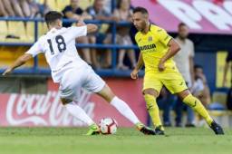 Santi Cazorla salió de titular con el Villarreal ante el Real Sociedad.