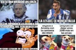 Te presentamos los mejores memes del empate 2-2 del Barcelona en su visita a la Real Sociedad donde dejaron en peligro el liderato de la Liga de España.