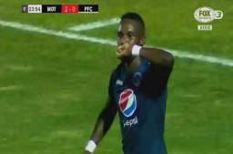 Rubilio Castillo tiene ganando al Motagua 2-0 ante el Portmore United