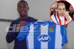 El defensor Maynor Figueroa el día que fue vendido por Rafael Ferrari al Wigan de Inglaterra. Hoy el catracho agradeció ese gesto.