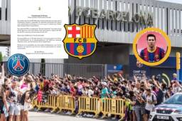 El comunicado oficial que lanzaron los socios del Barcelona para frenar el fichaje de Messi por el PSG.