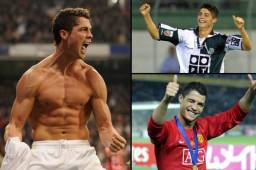 Cristiano Ronaldo ha jugado en el Sporting de Lisboa, Manchester United y Real Madrid.