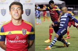 El jugador hondureño Danny Acosta quien milita en el Salt Lake City de la MLS, ha sido convocado a la Selección Sub-20 de Estados Unidos. Fotos cortesía USA Today