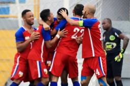 El Gimnástico de Tegucigalpa eliminó al Parrillas One en octavos de final y hoy se mide al Victoria en los cuartos de final de la Liga de Ascenso. Fotos Delmer Martínez