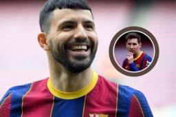 El delantero argentino, Sergio Agüero, espera poder jugar al lado de Messi en el Barcelona.