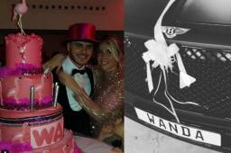 Wanda Nara compartió las fotos en sus redes sociales. Un auto de lujo ya está en su casa.