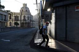 Honduras, al igual que gran parte del mundo, se encuentra en cuarentena para prevenir el contagio por coronavirus. Foto AFP