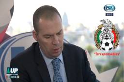 André Marín muy indignado tras la eliminación del equipo Azteca.