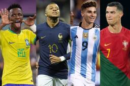 Brasil, Francia, Argentina y Portugal tendrán amistosos en esta Fecha FIFA de marzo.