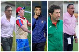 Los entrenadores Salomón Nazar, Pedro Troglio, Diego Vázquez, Héctor Vargas y Jhon Jairo López, son los que están confirmados en sus equipos.