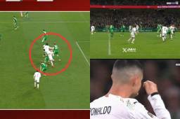 Cristiano Ronaldo mandó a llorar a su rival: así fue el codazo de CR7 que le costó la tarjeta roja en el Portugal-Irlanda