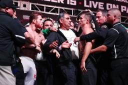 Así fueron los momentos de tensión durante el pesaje en Las Vegas.