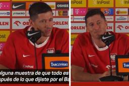 El tenso cruce entre Lewandowski y un periodista argentino que preguntó por Messi: “¿Cuándo dije eso?”