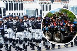 La Guardia Nacional y Fuerzas Armadas de México se preparan para parar a los inmigrantes hondureños.