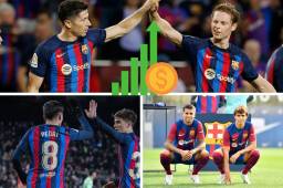 Así quedan los salarios de los jugadores del Barcelona para la temporada 2023/2024. FOTOS: <b>SPORT</b>