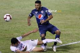 Mayorquín ha venido jugando como el contención titular de Motagua. Foto: Neptalí Romero.