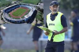 El entrenador del Real España, Raúl 'Potro' Gutiérrez, considera que ya se ve su mano pero no ha llegado al nivel que quiere. Avisa a los rivales. Fotos DIEZ