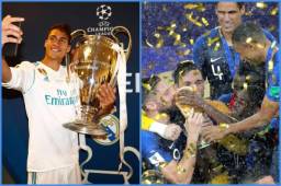 Raphael Varane se suma a la lista de futbolistas en ganar Champions y Mundial el mismo año.