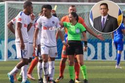 Darío Cruz, vicerrector de la UPNFM, criticó el trabajo de Melissa Pastrana en la ida de semifinal ante Olimpia. Foto DIEZ