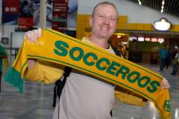 Albert llegó a Honduras para apoyar a los Socceroos en su lucha de ligar su cuarto mundial consecutivo. FOTOS: Delmer Martínez.