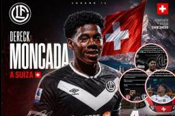 Periodistas y portales internacionales han volcado su mirada hacia Dereck Moncada tras anunciarse su traspaso a la primera división de Suiza.