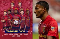 Barrida de jugadores en el Real Salt Lake. El club confirmó siete baja, entre ellas la del delantero hondureño Douglas Martínez.