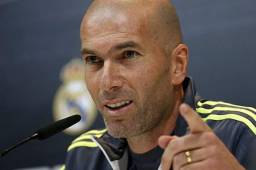 Zinedine Zidane declarando en conferencia de prensa.
