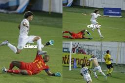 Erick Puerto dejó acostado al Buba: así fue el gol histórico de Platense en su regreso a la Liga Nacional de Honduras