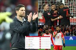 Así avanza la tabla de posiciones de la Bundesliga con el Leverkusen y Bayern Múnich en la pelea.